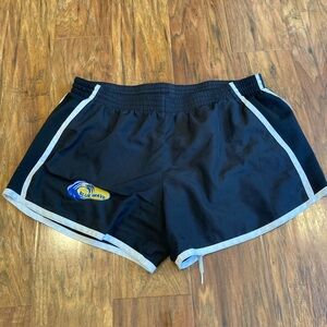 Blue Wave Swim Board Drawstring Surf Shorts, Women’s Medium